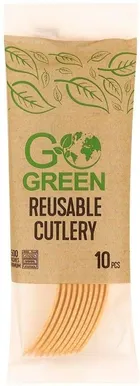 KORDUVKASUTATAVAD KAHVLID GO GREEN 10TK PAKIS