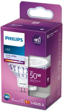 LED LAMP PHILIPS 7W-50W MR16 4000K 660LM 36D