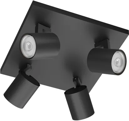 KOHTVALGUSTI PHILIPS RUNNER 4X50W GU10 MUST