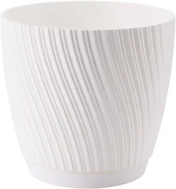 PLASTPOTT FORM-PLASTIC MIKA 15CM VALGE