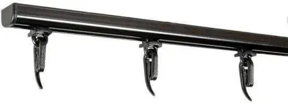 KARDINASIIN HESORA D ALUMIINIUM 200CM, MUST