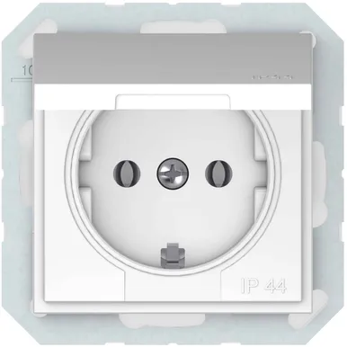 PISTIKUPESA 1-NE VILMA MAANDUSEGA IP44 QR VALGE RAAMITA