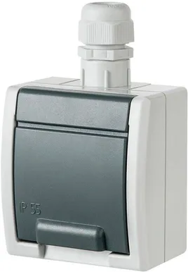 PISTIKUPESA 1-NE ELEKTRO-PLAST MAANDUSEGA AQUANT IP65  