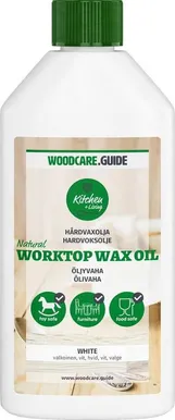 ÕLIVAHA PUITPINDADELE WOODCARE GUIDE NATURAL WORKTOP WAX OIL 250ML LÄBIPAISTEV
