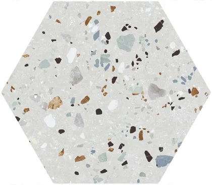 PÕRANDA-JA SEINAPLAAT PRISSMACER HEX. GOBI BIANCO MATT 20X24CM