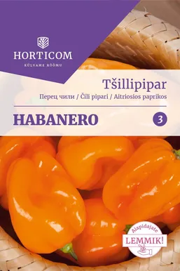 SEEMNED HORTICOM TŠILLIPIPAR HABANERO 30TK