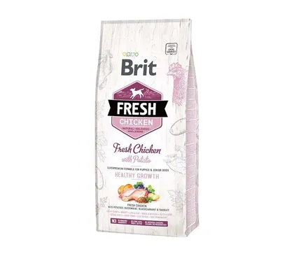 KUIVTOIT BRIT FRESH KUTSIKALE KANA/KARTUL 2,5KG