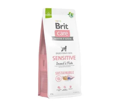 KUIVTOIT BRIT CARE KOERTELE SENSITIVE PUTUKAS/KALA 3KG