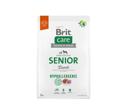 KUIVTOIT BRIT CARE KOERTELE SENIOR LAMMAS/RIIS 3KG