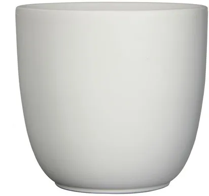 ÜMBRISPOTT MICA TUSCA MATT VALGE 18,5X19,5CM