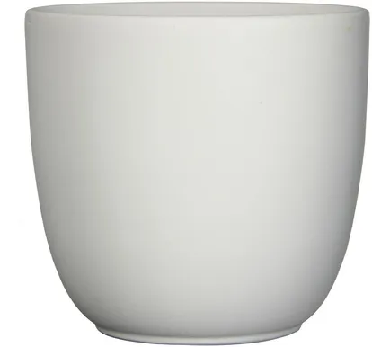 ÜMBRISPOTT MICA TUSCA MATT VALGE 28,5X31CM