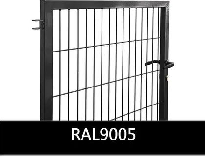 JALGVÄRAV STRONG 50X200/5MM 1150X1000MM MUST RAL9005