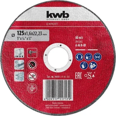 LÕIKEKETAS KWB EXPERT 125×1,6