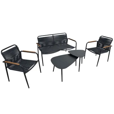 AIAMÖÖBLIKOMPLEKT NEBO, 2 LAUDA, PINK JA 2 TOOLI