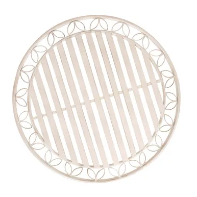 LAUD JASMINE D70XH75CM ANTIIKVALGE METALL