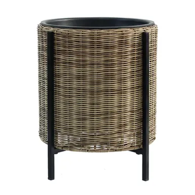 LILLEPOTT WICKER ALUSEGA D39XH45CM HELEPRUUN