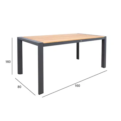 LAUD TAMPERE 160X80XH75CM TIIK