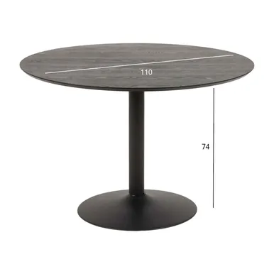 SÖÖGILAUD IBIZA D110XH74CM MUST