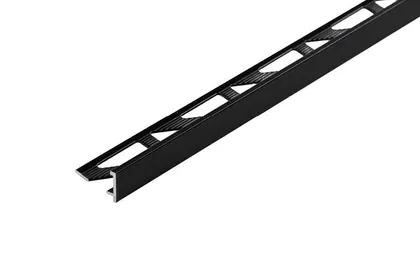 PLAADILIIST CEZAR L-PROFIIL ALUMIINIUM 8X18X2500MM MUST