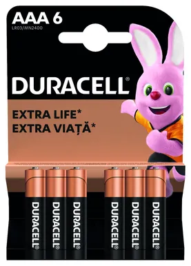 PATAREI DURACELL AAA/MN2400 6TK