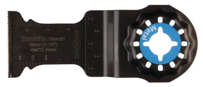 SAETERA MAKITA 32MM MULTITOOL TMA061 HM STARLOCK, METALL