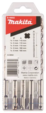 PUURIDE KOMPLEKT MAKITA SDS+ B-49052 5-OSALINE