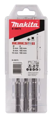 PUURIDE KOMPLEKT MAKITA SDS+ NEMESIS 2 B-59075 3-OSALINE