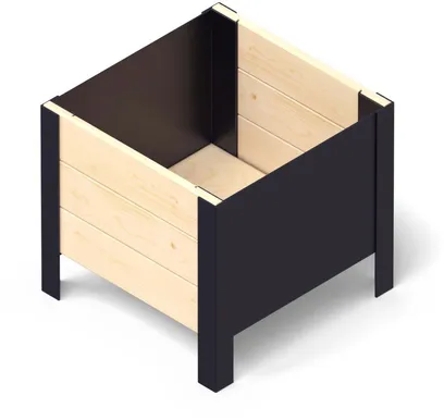 PEENRAKAST UPYARD MADAL 36X36CM NATURAALNE