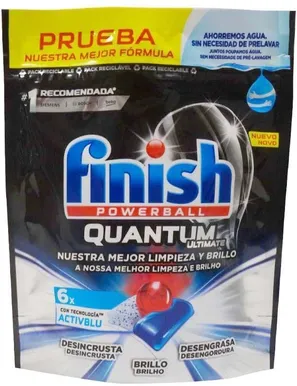 NÕUDEPESUMASINA PESUKAPSLID FINISH POWERBALL QUANTUM ULTIMATE 6TK