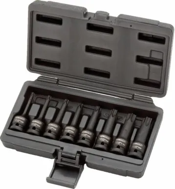LÖÖKOTSAKUPADRUNITE KOMPLEKT KS TOOLS TORX 1/2´´, 8-OSA