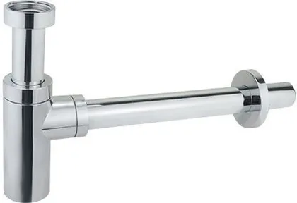 PUDELSIFOON NORDLINE 1 1/4" -Ø32 PLASTIK, KROOM