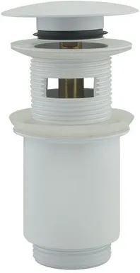 PÕHJAKLAPP NORDLINE ÜLEVOOLUGA CLICK-CLACK 1/4", MESSING, VALGE