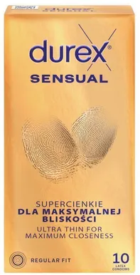 KONDOOMID DUREX SENSUAL 10TK