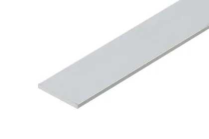 ALUMIINIUM PROFIIL CEZAR FLAT 20X2X1000MM ANOD.HÕBEDANE