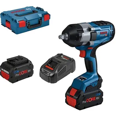 AKULÖÖKMUTRIKEERAJA BOSCH GDS 18V-1000, LB 2X8,0PRC, 1880CV