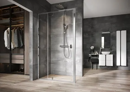 DUŠISEIN RAVAK NPSS-80 ALUMIINIUM, 80X195CM