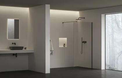 DUŠISEIN RAVAK WALK IN WALL AIR-90, 90X200CM MUST + W-SET