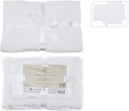 RÄTIKUTE KOMPLEKT 3-OSALINE VALGE