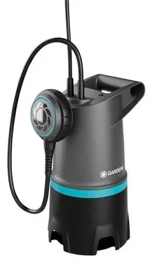 TÜHJENDUSPUMP GARDENA 20000 BASIC MUST VESI, UJUKLÜLITIGA