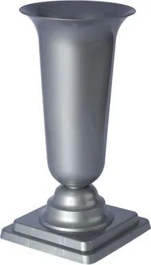 HAUAVAAS FORM-PLASTIC DAMA 13X26,7CM MUST HÕBE