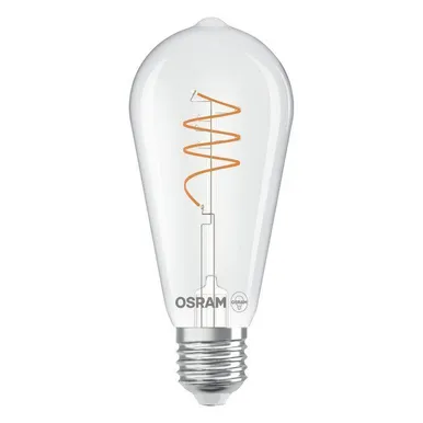 LED LAMP OSRAM EDISON 3,4W E27 470LM 2700K LÄBIPAISTEV