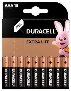 PATAREI DURACELL AAA/MN2400 18TK/PAKK