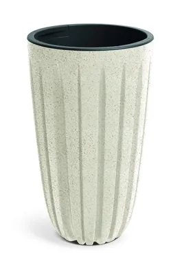 LILLEPOTT PROSPERPLAST WARIO ECO WOOD Ø29CM VALGE