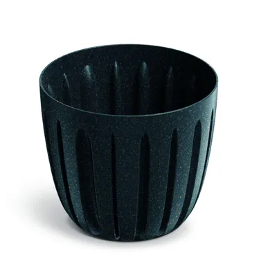 LILLEPOTT PROSPERPLAST WARIO ECO WOOD Ø13,8CM ANTRATSIIT