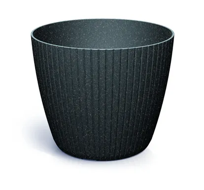 LILLEPOTT PROSPERPLAST LAMIA ECO WOOD Ø38,5CM ANTRATSIIT