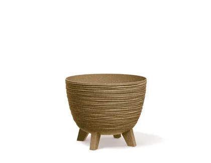 LILLEPOTT PROSPERPLAST JALGADEGA FURU ECO WOOD Ø23,6CM PRUUN