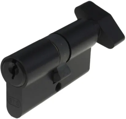 EUROSÜDAMIK FISKOSTAR 60MM (30/30) ROMBIKUJULISE VÄÄNDENUPUGA MUST