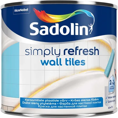 SEINAPLAATIDE VÄRV SADOLIN SIMPLY REFRESH CERAMIC TILES BC 0,465L LÄBIPAISTEV POOLMATT