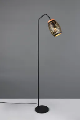 PÕRANDALAMP TRIO BIDAR E27 MATT MUST/KULDNE