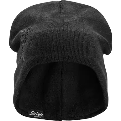 TALVEMÜTS SNICKERS FLIISIST VOODRIGA TUULEKINDEL, MUST